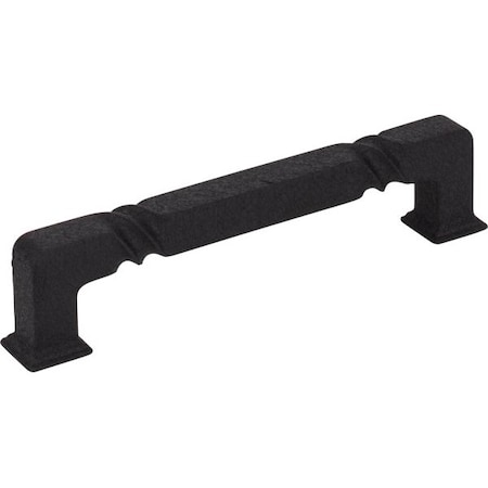 Jeffrey Alexander 128 mm Center-to-Center Matte Black Rustic Twist Tahoe Cabinet Pull 602-128BLK